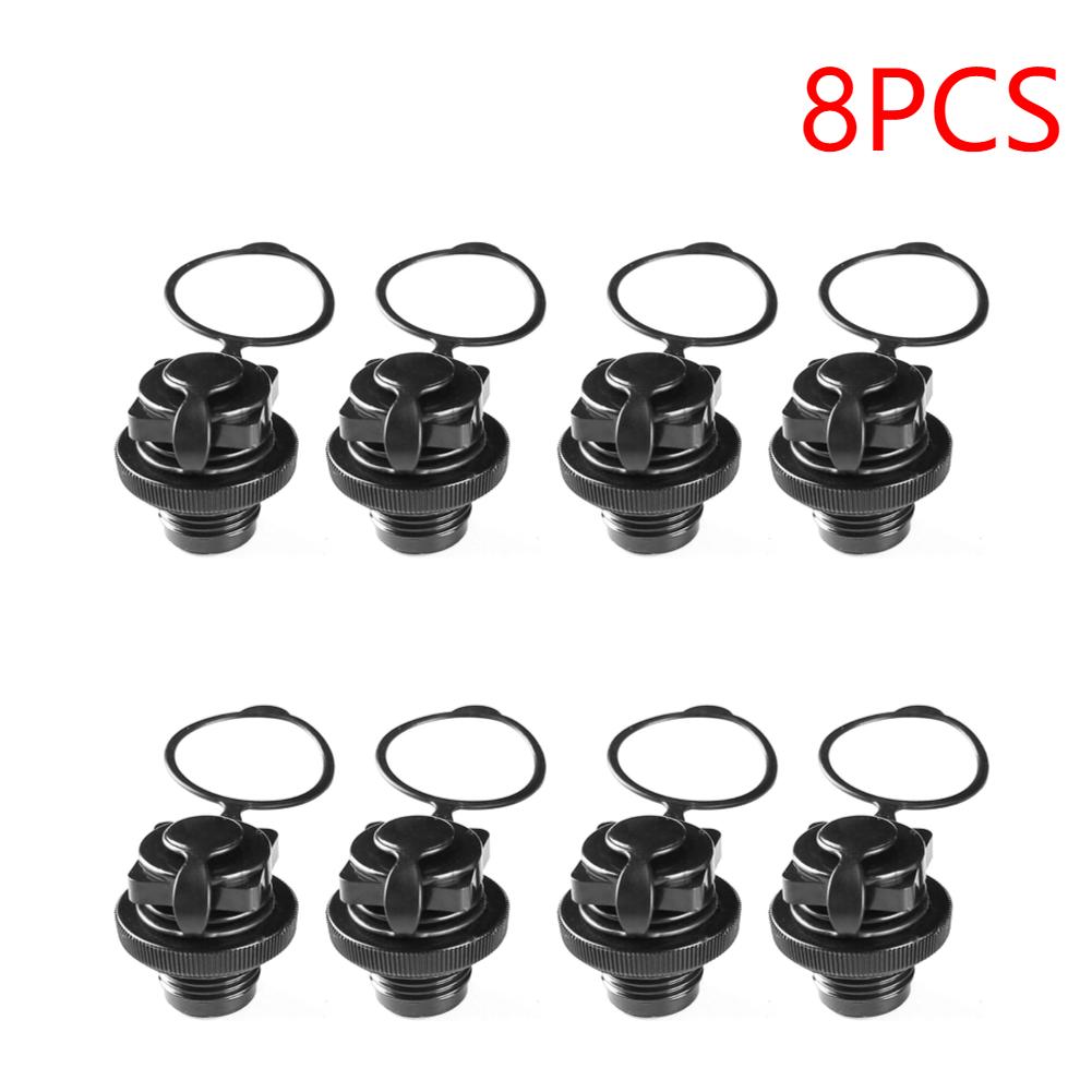 2 Pcs Mattress Airbed Air Valve Air Valve Nozzle Cap Air Mattress Plug Replacement Boston Valve For Inflatable Boat Kayak Raft
