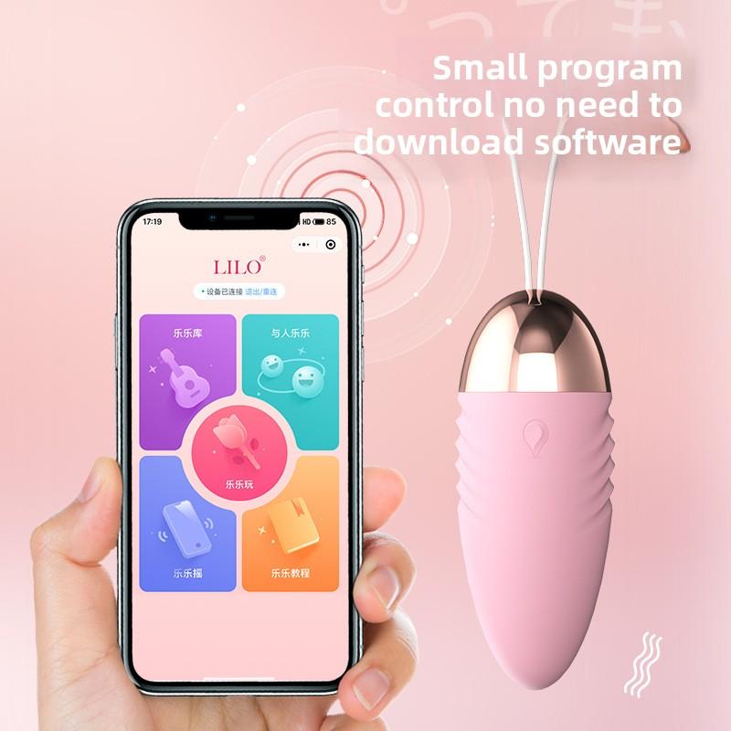 Fun Little Toy Female Jumping Egg App Remote Control Vibration Into The Body G Point Second Tide Masturbator Adult Products