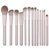Set di pennelli da trucco professionali per principianti: Pennelli Ombretto, Blush, Contour per Aspiranti Truccatori.