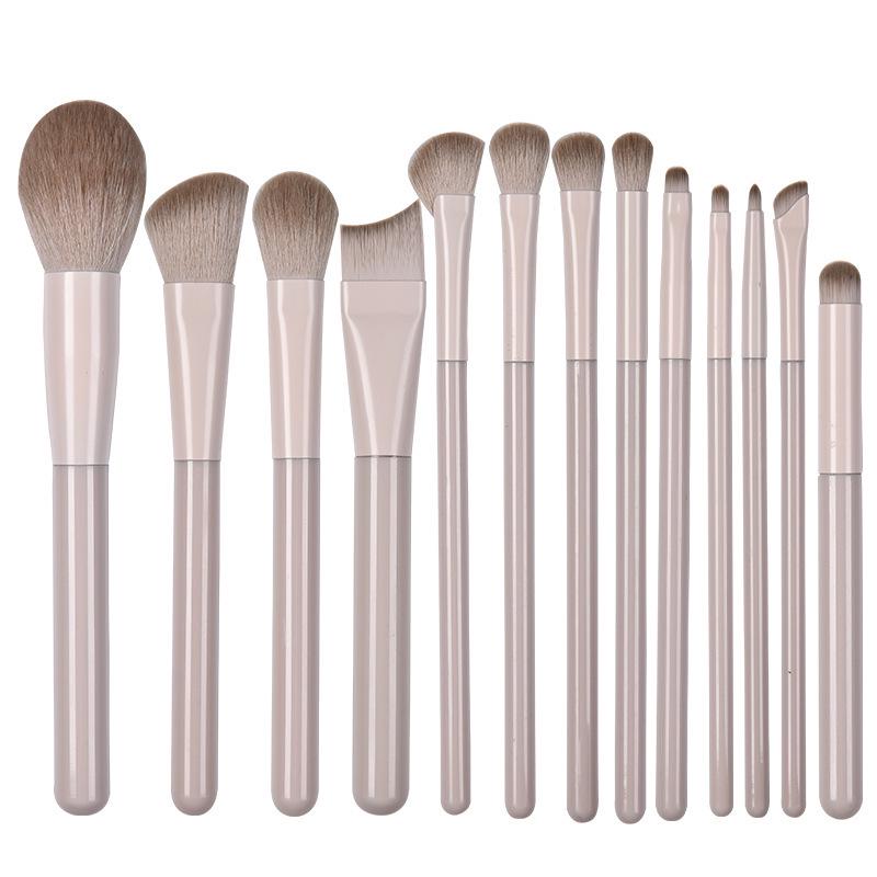 Set di pennelli da trucco professionali per principianti: Pennelli Ombretto, Blush, Contour per Aspiranti Truccatori.