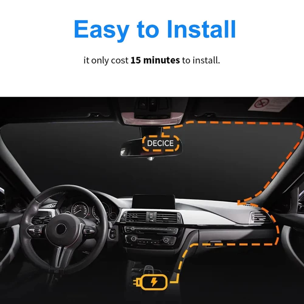 Câmera de painel de três lentes para carros Black Box HD 1080P Gravador de vídeo de carro com WIFI Visão noturna G-sensor Gravação em loop DVR Câmera de carro