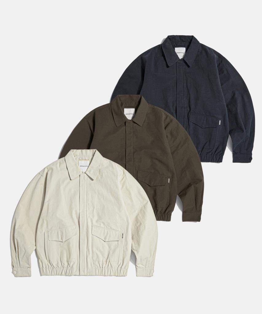 Espionage Flight Bomber Jacket Ecru