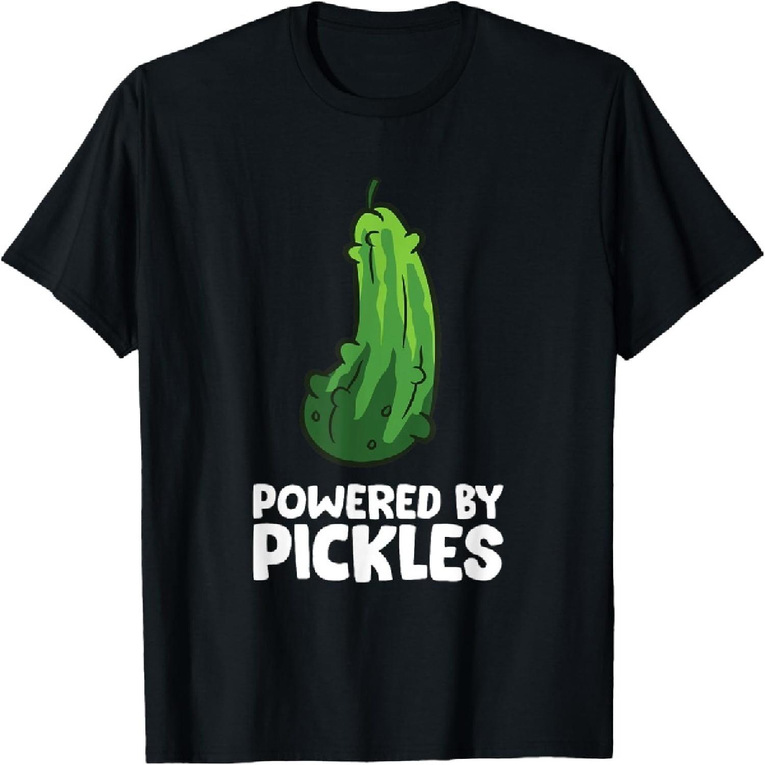 Dill Pickles Lover Powered By Pickles T-Shirt S
