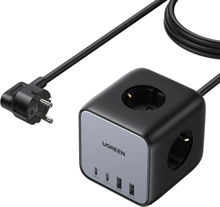 Multiprise - Ugreen - 60113 - 3 prises AC - 2 USB C - 2 USB A - 65W