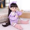55cm Realistic Reborn Girl Doll Full Silicone Vinyl Realistic Princess Babies Dolls Kids Christmas Halloween Decoration Gifts