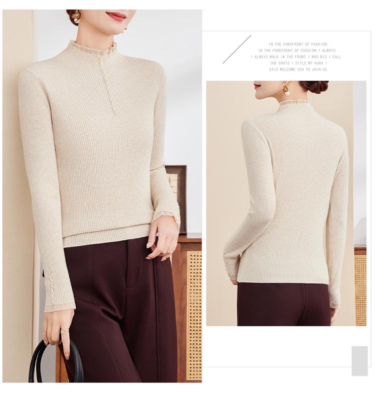 2025 New Winter Knit Sweater for Middle-aged Women - Stylish Base Layer