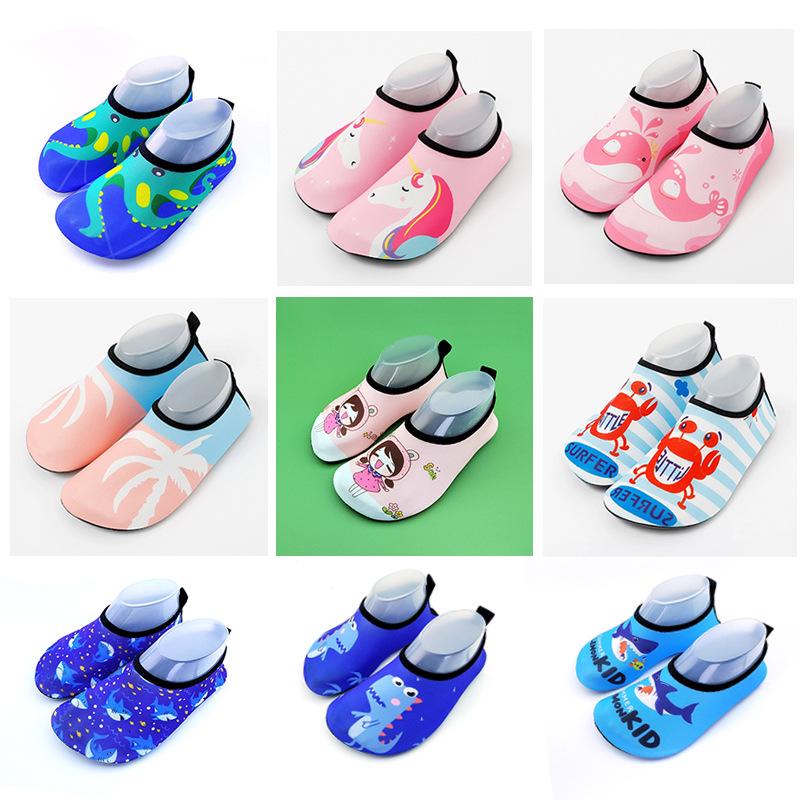 Children's Quick-Dry Non-Slip Water Shoes - Breathable Soft Sole for Beach, Water Park, Creek, and Yoga.
