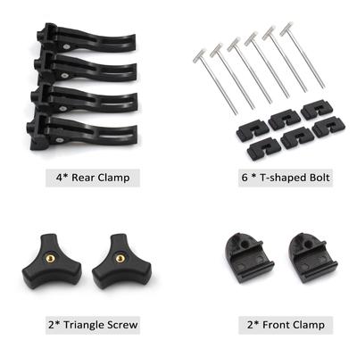 Αντικατάσταση αξεσουάρ τοποθέτησης καλύμματος φορτηγού Tonneau για σκληρό τριπλό και τετράπτυχο κρεβάτι φορτηγού