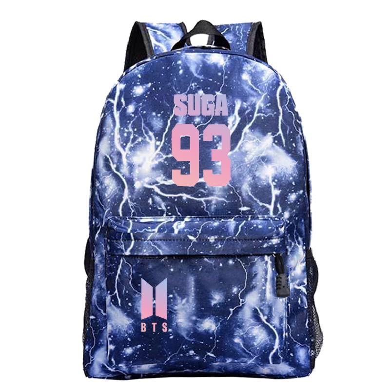 BTS Recode Upcycled Backpack SUGA ユンギ RE;CODE x HYBE INSIGHT's Upcycled Bags from BTS Stage Outfits