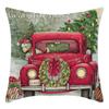 New Christmas Pillowcase Santa Claus Snowman Print Elk House Decoration Festive Pillowcase