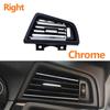 LHD RHD Front Central Left Right Rear AC Conditioner Chromed Air Vent Grille Outlet Panel For BMW 5 Series F10 F11 2010-2017 4YHD