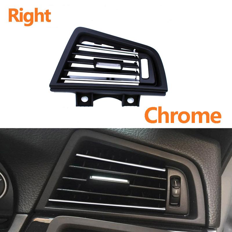 LHD RHD Front Central Left Right Rear AC Conditioner Chromed Air Vent Grille Outlet Panel For BMW 5 Series F10 F11 2010-2017 4YHD