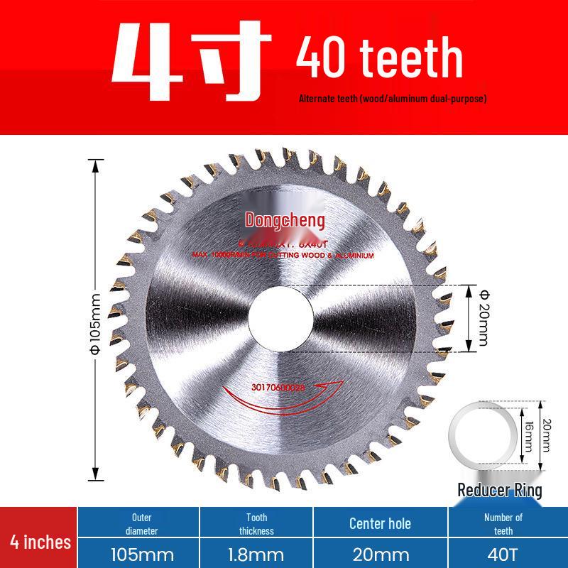 Circular Alloy Woodworking Saw Blade for Angle Grinder