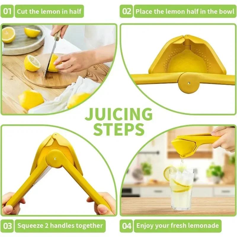 Manual Lemon Fruit Juicer Easy To Squeeze Manual Juicer Kitchen Juice Squeezer Kitchen Gadget Lemon Squeezer Kitchen Accessories