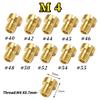 Pack of 10pcs Carburetor Main Jet M4 M5 5mm 6mm Thread for DellOrto BGM Motoforce Carburetor Injector Nozzle Size 40-205
