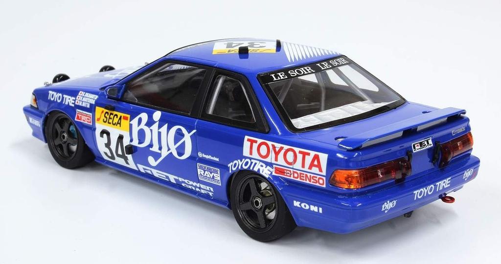 Platz/NuNu 1/24 Racing Series Toyota Corolla Levin AE92 1989 Spa 24 Hours Race Plastic Model Kit PN24016 (Car)