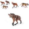 Childrens Animal Model Wolf Set With Plastic Build For Learning Activities And Playtime