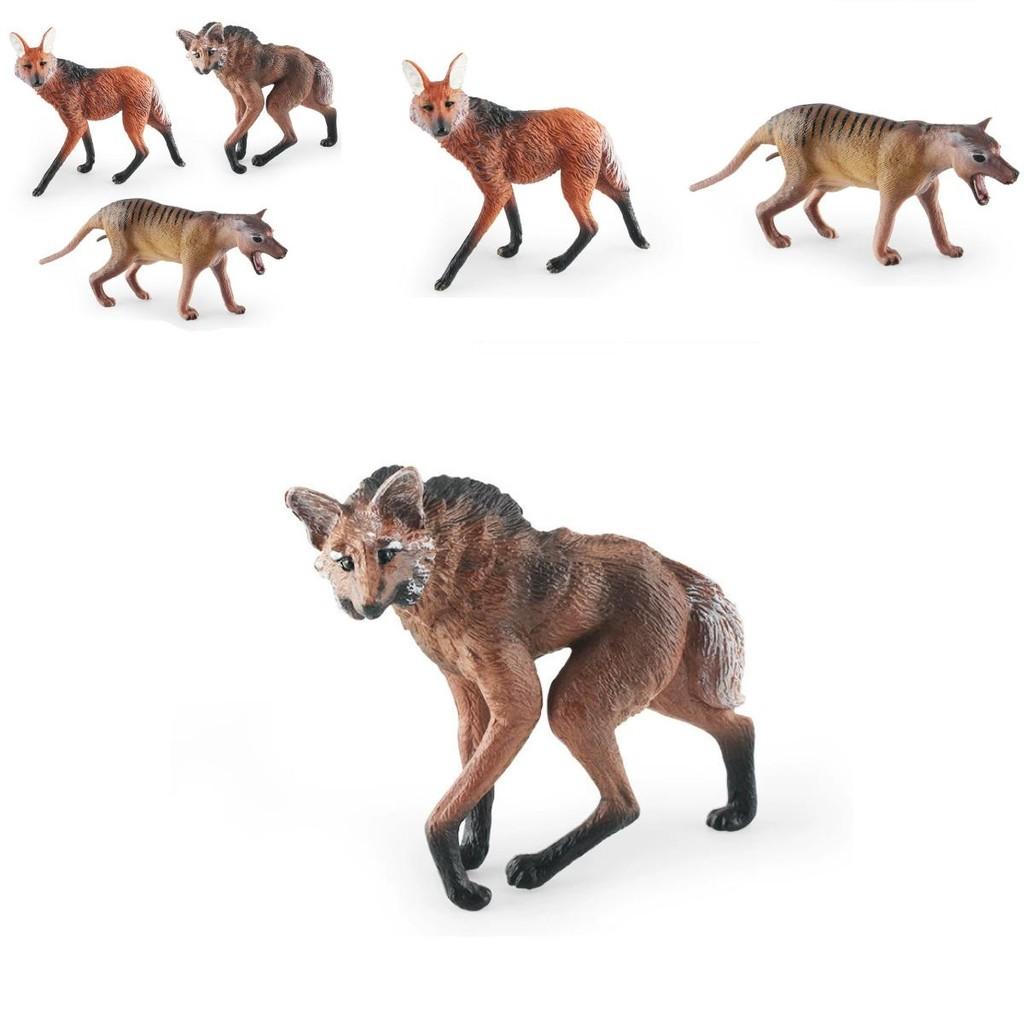 Childrens Animal Model Wolf Set With Plastic Build For Learning Activities And Playtime