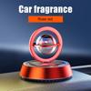 Car Solar Energy Rotate Perfume Aluminium Alloy Interplanetary Suspension Car Diffuser Perfume Accessories  Car-mounted Creative Ornaments
