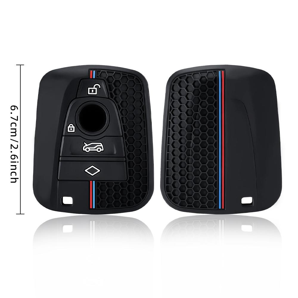 DOOD2 Silicone Car Smart Remote Key Case Cover Protective Shell Fob for BMW I3 I8 Series CAR interior key bag Accessories