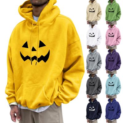 Unisex Casual Mode Top Met Hoodie met Trekkoord en Bedrukt Sweatshirt