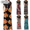 Fashion Summer Spring Short Sleeve O-Neck Casual Dresses