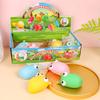 4 Colors Cute Big Eyes Worm Squishy Fidget Toys Anti Stress Slow Rebound Balls Decompression Sensory Squeeze Toy For Adults Kids