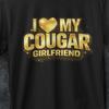 J'aime ma petite amie cougar, J'aime ma petite amie t-shirt, Cadeaux drôles pour lui, J'aime mon cœur ma petite amie cougar, Cadeau pour petit ami, J'aime mon cœur mon cougar