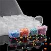 28 Girds Adjustable Plastic Storage Box Beads Ring Pendant Box for Jewelry Nail Art Diamond Painting Accessories Container Boxes