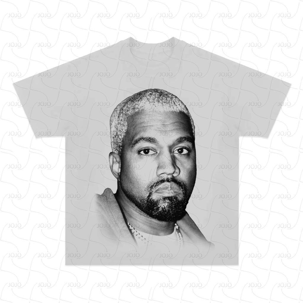 Rapper Kanye Retro Graphic American T-Shirt Men's Hip Hop Clothing Y2k Unisex Fashion Oversized Ghetto Gangster Top Gift for Fan