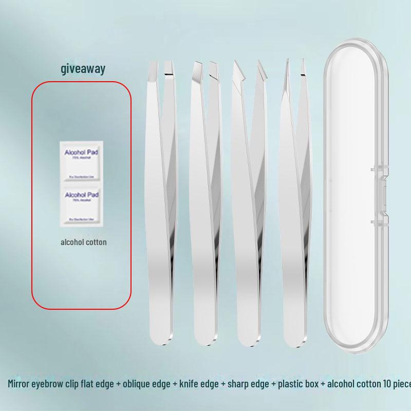 Stainless Steel Small Tweezers: Eyebrow and Beard Plucking Tool