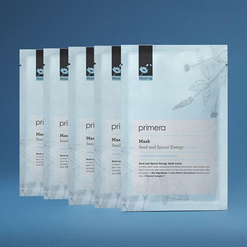 PRIMERA Seed & Sprout Energy Mask Lotus 20ml*5 sheets lotus