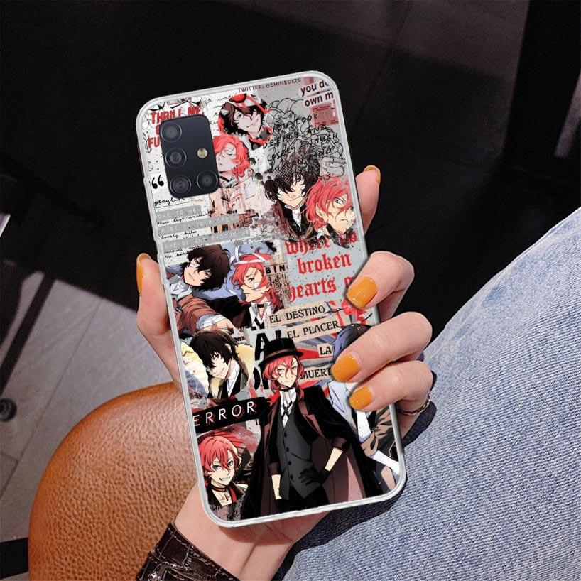 Bungo Stray Dogs Poster Anime Phone Case For Samsung Galaxy A52 A32 A22 A12 A51 A31 A50S A30S A20S A10S Note 20 Ultra 10 Plus S1