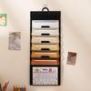 6-Pocket Hanging Folder Multi-Color Hanging File Organizer Removable Hanging Paper Organizer