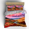 Autumn Landscape with Trees. Bedding Sets Duvet Cover Sets Duvet Covers Pillowcases(1 * Duvet Cover 2 * Pillowcases, Without Duvet Insert)