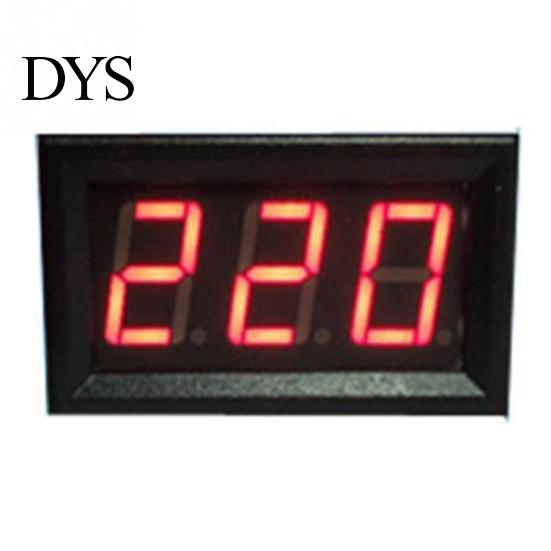 DC5-120V LED Digital Display Voltmeter Car Motorcycle Voltage Gauge Panel Meter