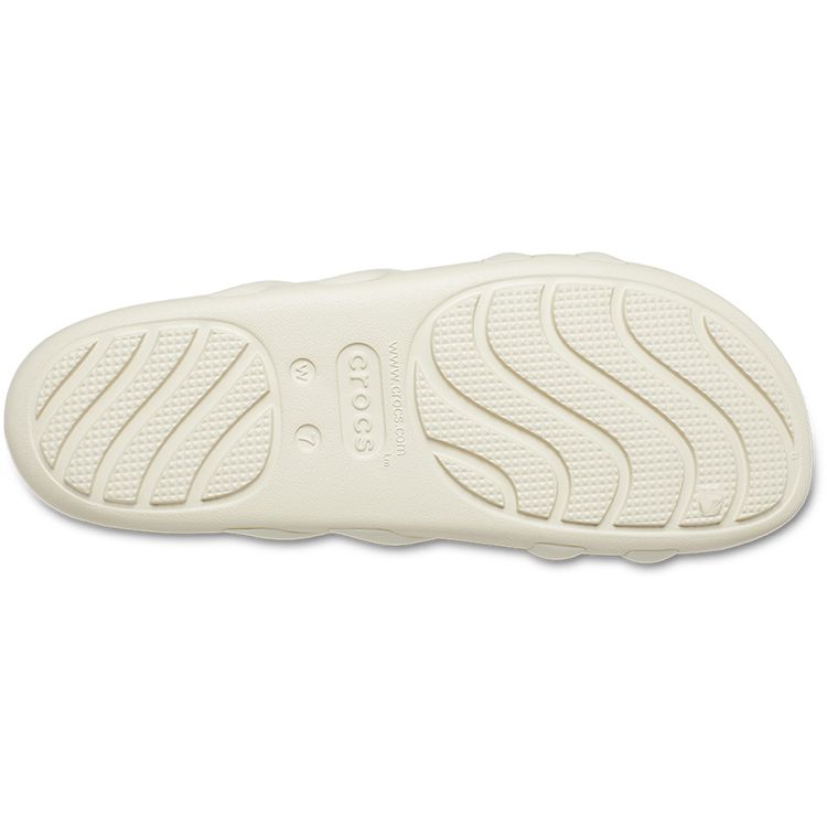 Crocs Lightweight Strap EVA Anti-Slip Slide Sandals Women Footwear Bone-White 208217-2Y2