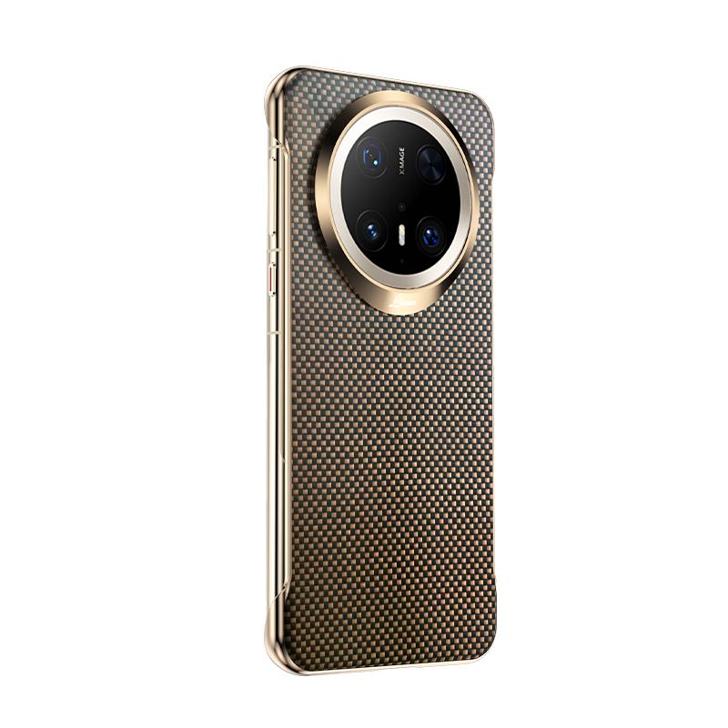 

0.3mm thickness Ultrathin Aramid Fiber Magnetic Case For Huawei Mate 60 70 Pro+ Plus Frameless Cover Heat Dissipation New Huawei Mate 60 Pro золотий