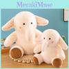 Adorable Cream Elephant Plush Toy With Oversized Ears Perfect For Kids Birthdays And Holidays
