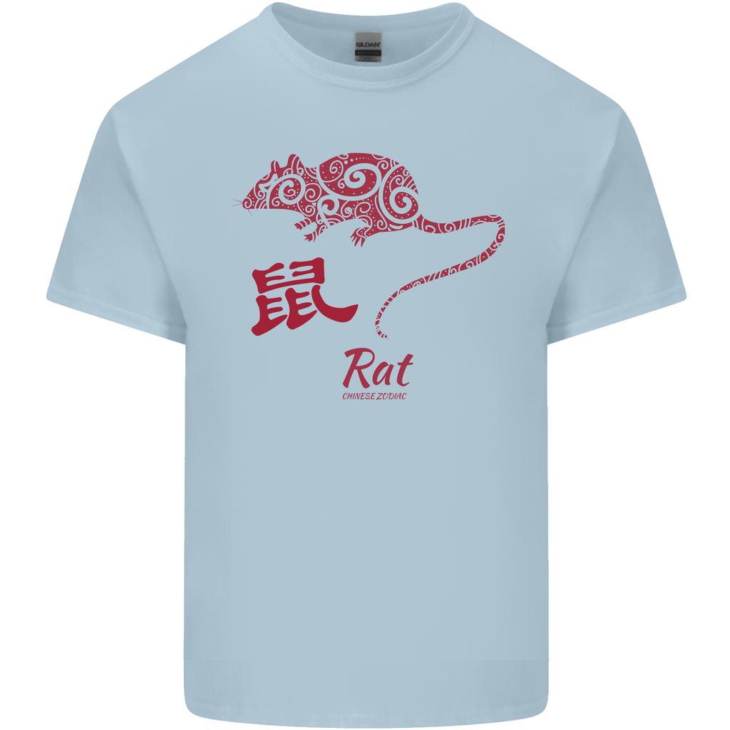 Chinese Zodiac Shengxiao Year of the Rat Unisexs Light Cotton TShirt
