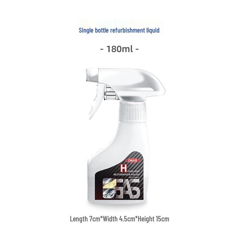 Car Headlight Restoration Spray: Fast Polish & Brighten, Remove Yellowing Without Sanding