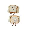 Cute Cartoon Toast Face Washing Waterproof Wristbands - Absorbent, Moisture-Proof Wrist Guards for Toiletries and Sweat Absorption.