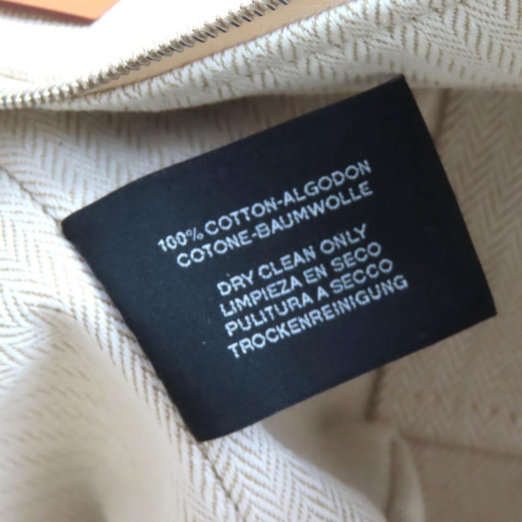 Pristine HERMES Pouch Brid A Black PM H logo handbag cotton Women Used