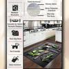 Spice Patterned Kitchen Rug | Non-Slip Base Rug | Stylish Design Carpet