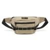 New LiNing Polyester One Shoulder Crossbody Fanny Pack Regular Unisex Plain Khaki ABDV215-2