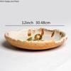 Ceramic Plates Irregular Dinner Plate Western Steak Plates Fruit Salad Bowl Dessert Plate Soup Bowl Sushi Dish Hotel Tableware