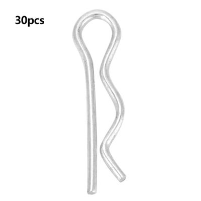 R Splintbolzen Haltestift Befestigungsclip Hell verzinkt (1.8*35mm 30 Stück)