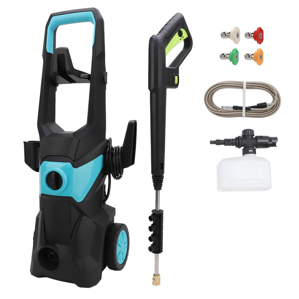 Electric Pressure Washer 4000PSI 2.5GPM High Pressure Washer with 4 Nozzles 32.8ft Hose for Terrace Deck Fence Car RV Boat