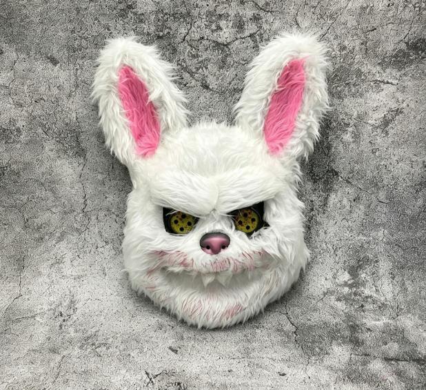 Halloween Horror Costume Bear and Rabbit Mask Masquerade Headgear Performance Props