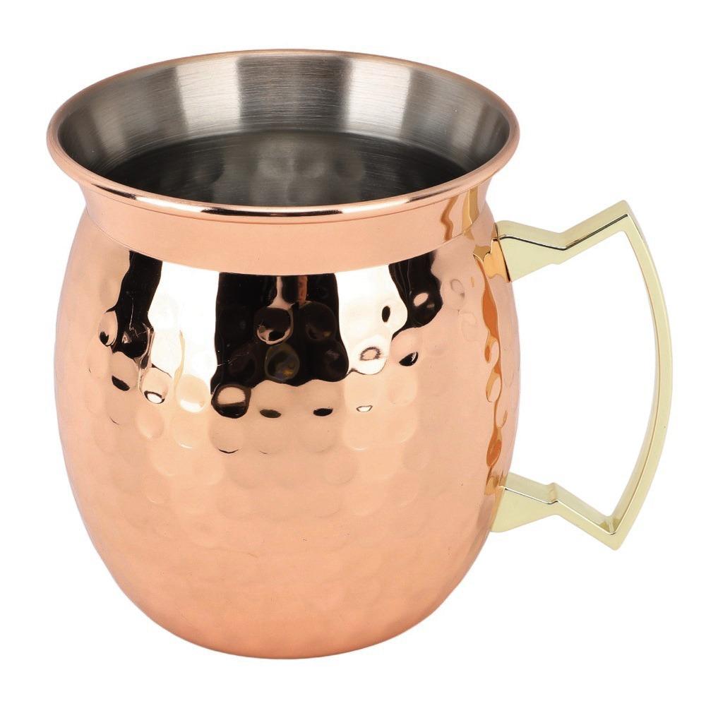 

304 Stainless Steel Hammered Beer Cup Rust Proof Beer Mug Easy to Use Cocktail Mug Gatherings